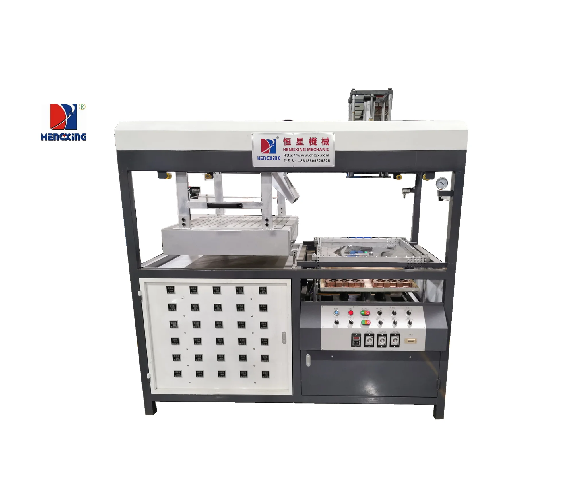 Небольшая блистерная вакуумная формовочная машина/машина для изготовления ланч-боксов/машина для формовки пластиковых контейнеров для фаст-фуда