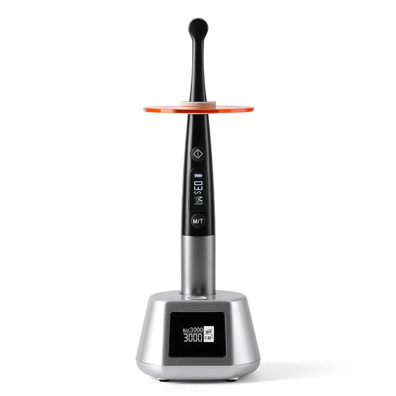 2000mw Wide Spectrum Dental Curing Lamp 1Sec LED Dental Curing Light