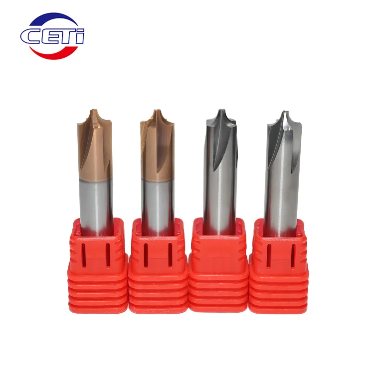 Best selling aluminum milling cutter high feed cnc drill bit set durable compression end mill for wood