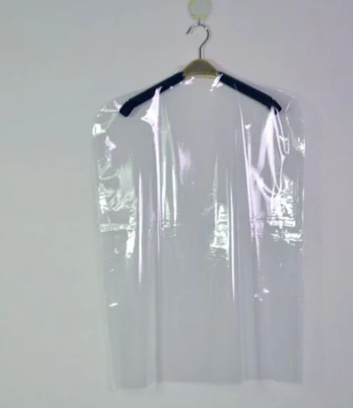 PE garment bag for mes suit dust proof dress cover bag disposable