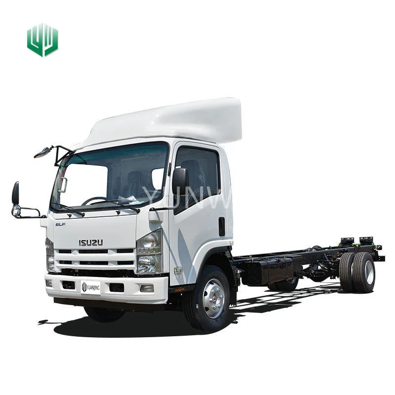 По заводской цене шасси для грузовиков ISUZU NPR двигатель Евро 4 4HK1-TCG40 однокабальный грузовик средней грузоподъемности продажи