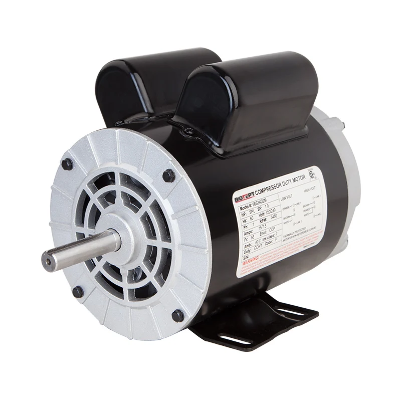 5 hp cheap price ODP frame two capacitor motor for Air Compressor Motor