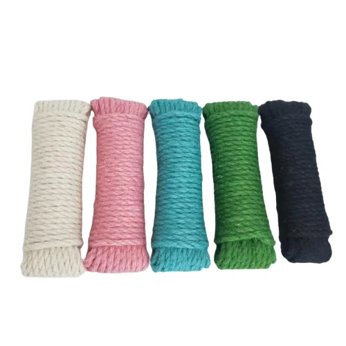 Colorful Jute String Rope DIY Crafts Natural Jute Twine Hemp Cord Twine Durable Packing String For Christmas Party Wedding Decor