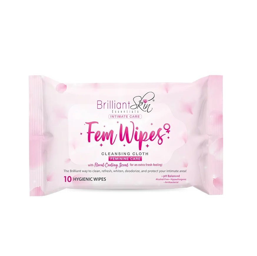 Wholesale Women Cleaning Wipes Biodegradable Natural Feminine Intimate Wipes