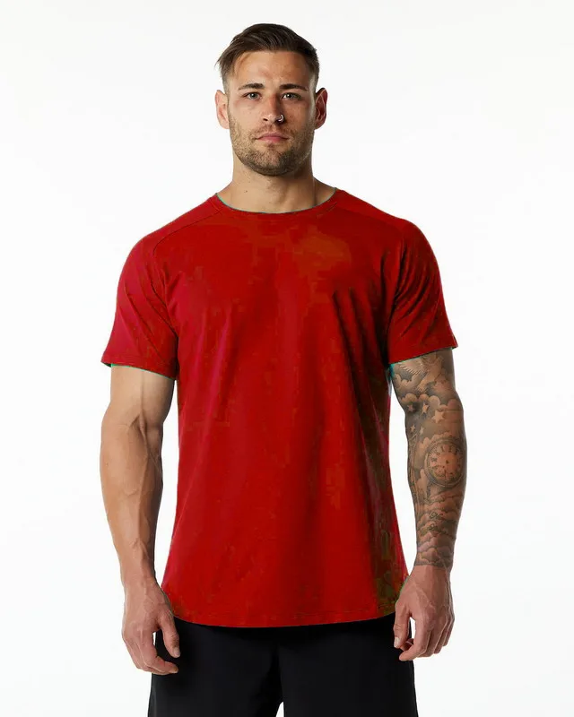 PASUXI Summer Sports Fitness Short Sleeve Men Cotton O Neck Solid Color Casual Workout Blank Black T Shirt