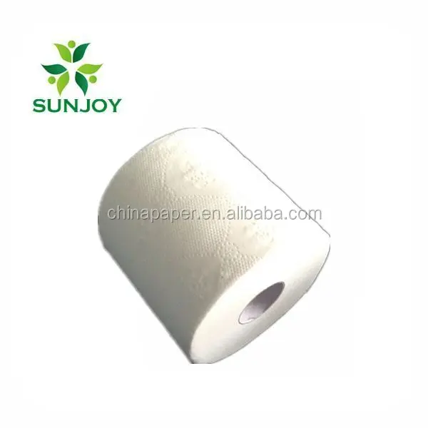 Virgin Bamboo Pulp Embossed Super Absorbent Bathroom Tissue Water Soluble Ultra Soft Toilet Tissue
