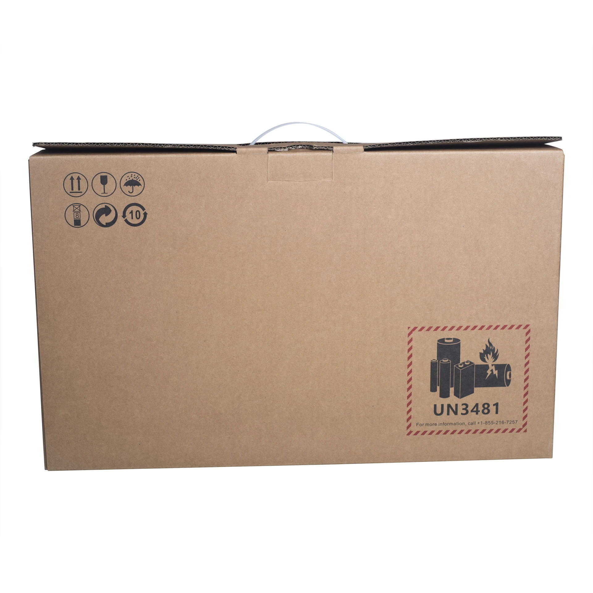 Custom Logo Paper Box Custom Box for Electronics Packaging Laptop Packing Shipping Boxes with Handle