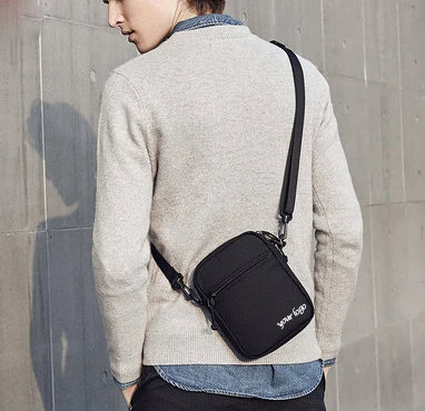 fashion college polyester mini shoulder bag girls popular sling bag small message bag