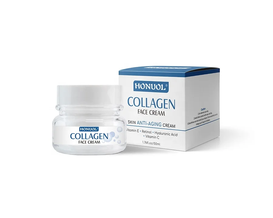 50 мл глубоко увлажняющий коллаген Витамин Е дневной и ночной антивозрастной укрепляющий крем для лица Фирменная торговая марка производитель ухода за кожей