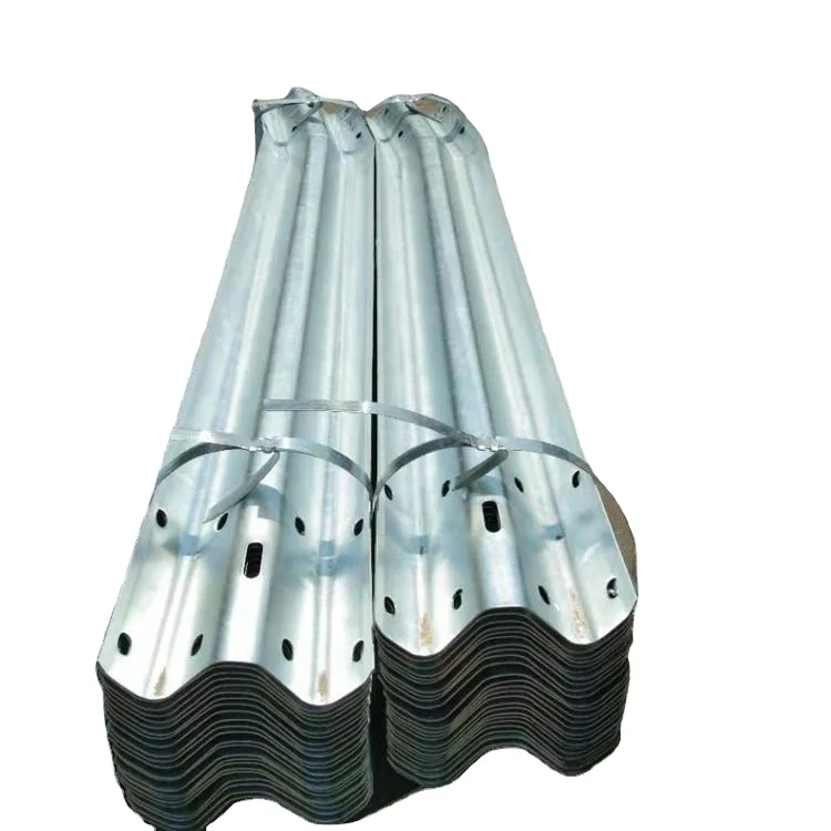 GALVANIZED STEEL Road traffic barrier W beam crash safety barrier galvanized steel highway fence for sale