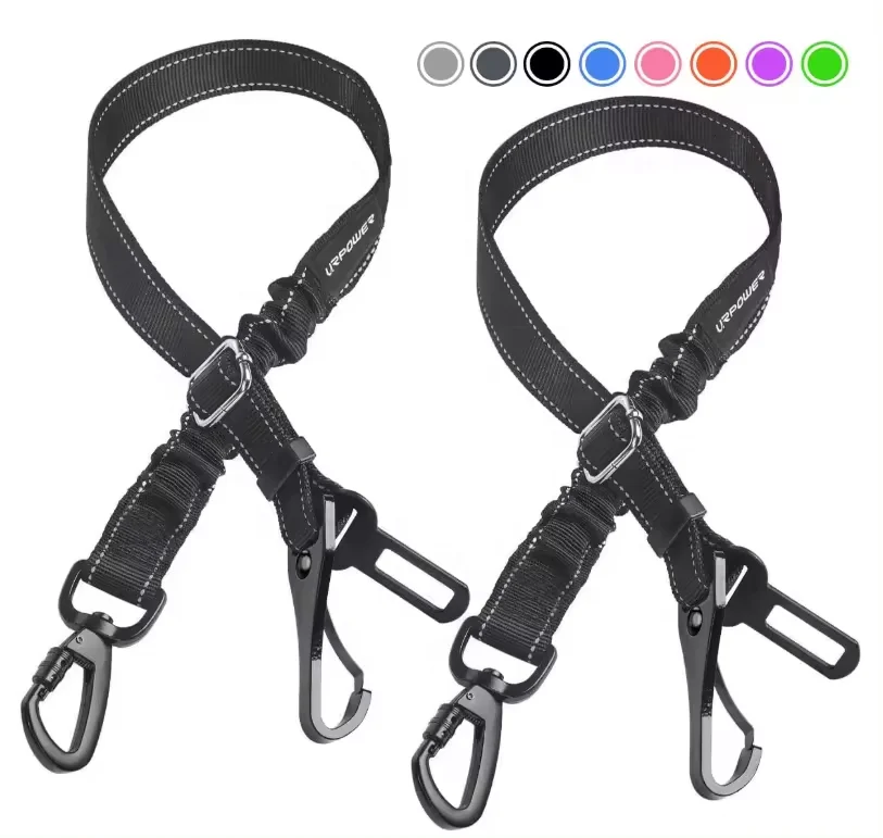 Dog Seat belt 3 in 1 with Adjustable Elastic Durable Nylon Pet Dog Cat Seat Belt Safe Leads Vehicle Seat belt Harness