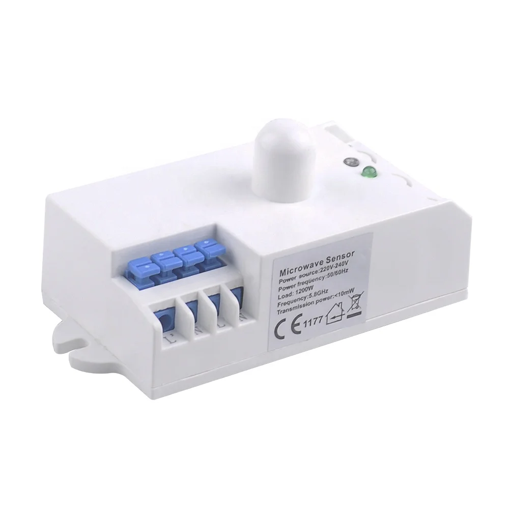 Automatic LED Light Control BS029B HF 5.8GHz Adjustable Ceiling Mounted Radar Motion Sensor Switches