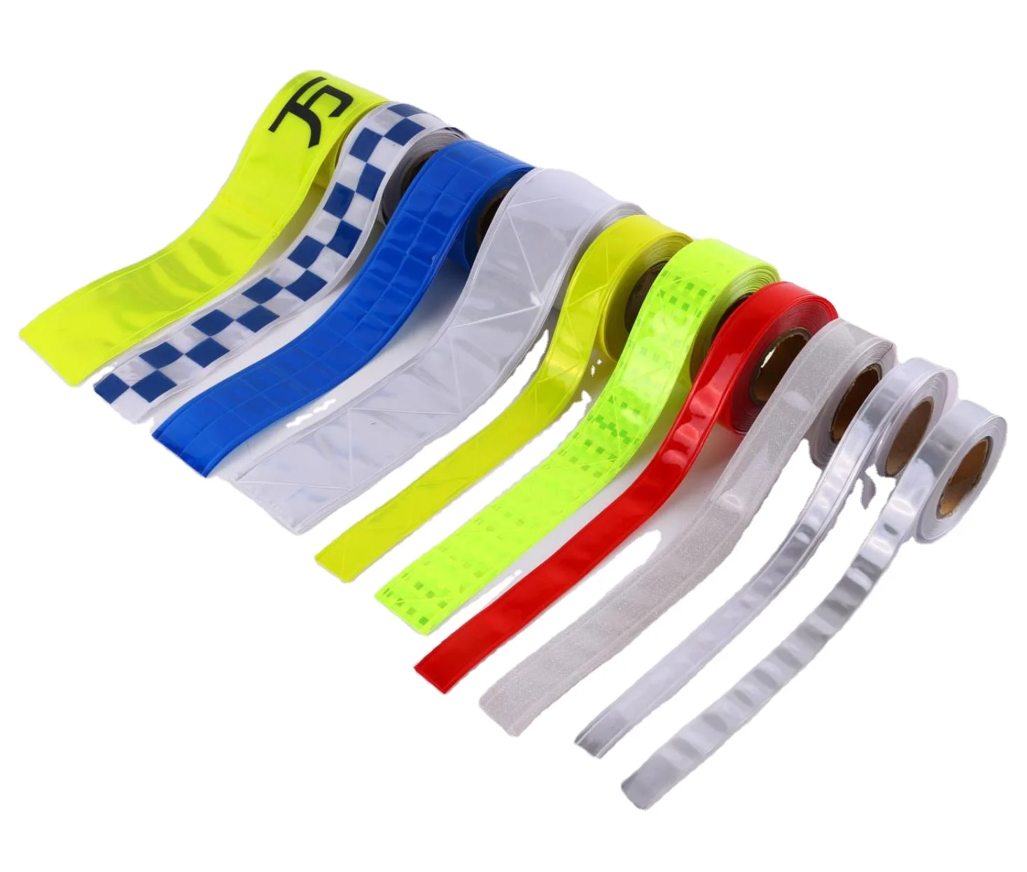High Quality Sew On Police PVC Reflective Tape Clothing Custom Printed Reflective Tape