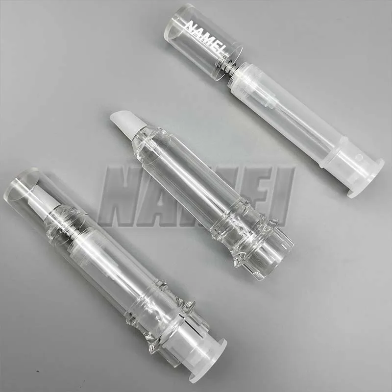 Custom Makeup Lip Gloss Balm Tubes Plastic Lipbalm Packaging Empty Lip Balm Tube Container With Applicator