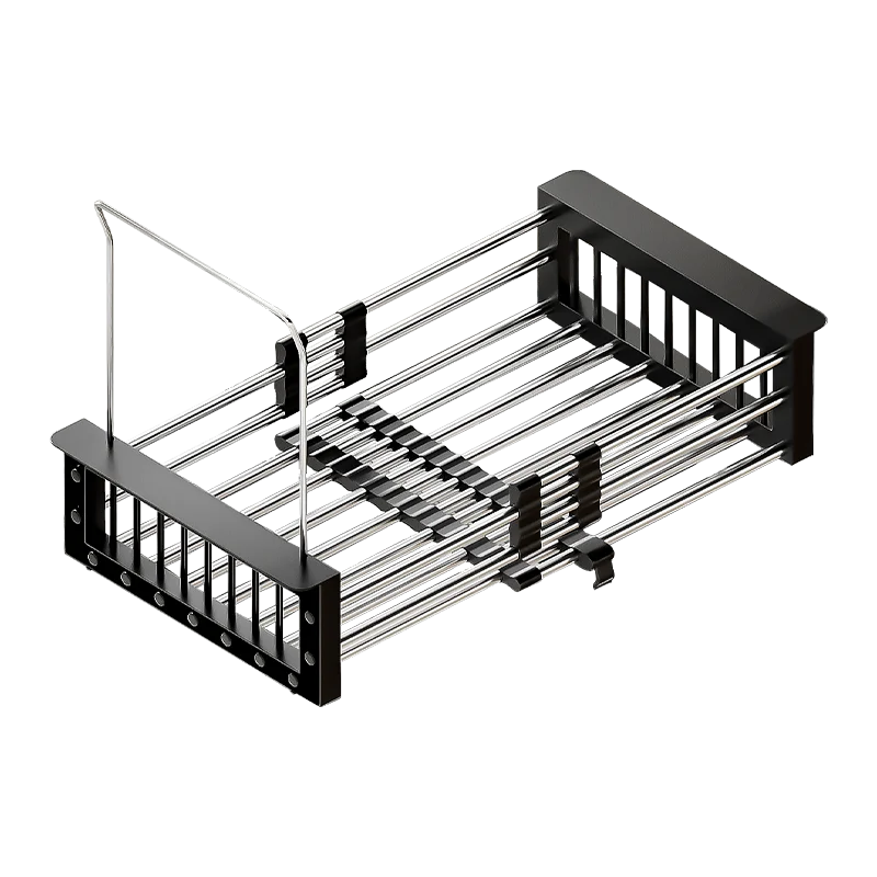 Drainer Shelf Drain Tray Folding Sink Organizer Storage Home Kitchen Accessories Bathroom Supplies Foldable Dish Drying Rack