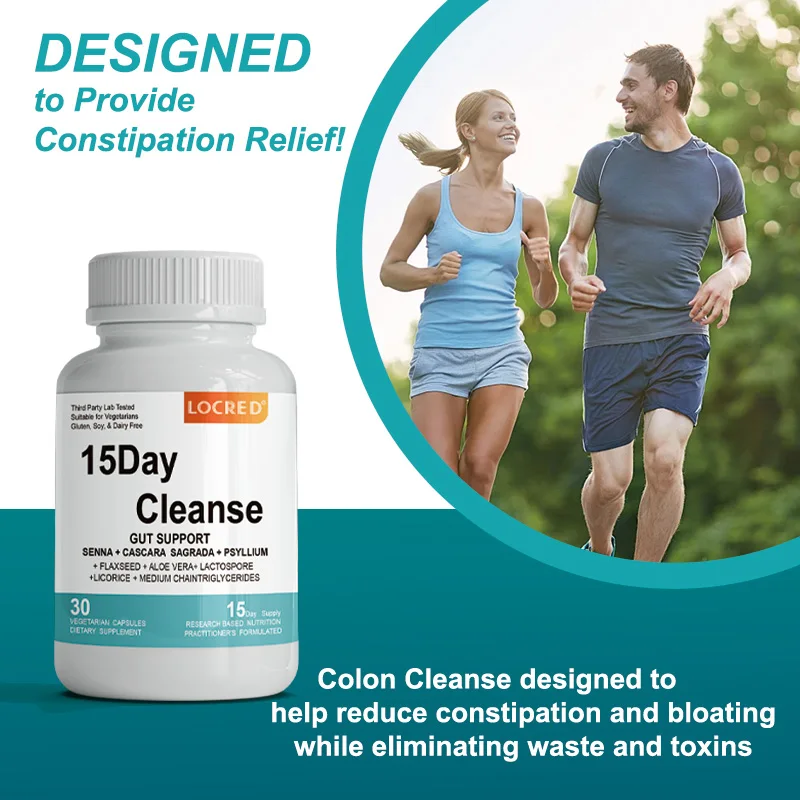 Manufacturer 15 Day Colon Cleanser Detox Detox Cleanse Diet Pills Colon Cleanse Capsules For Digestive Supplements
