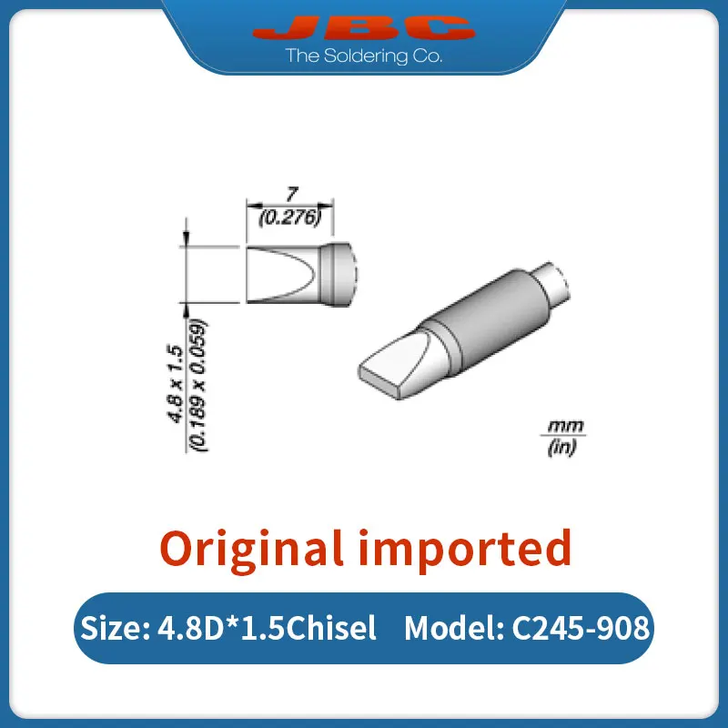 Original JBC C245-756 C245-911 Soldering Iron Tip For T245-A Soldering Pen And CD-2BHQF Soldering Station For Repair Tools