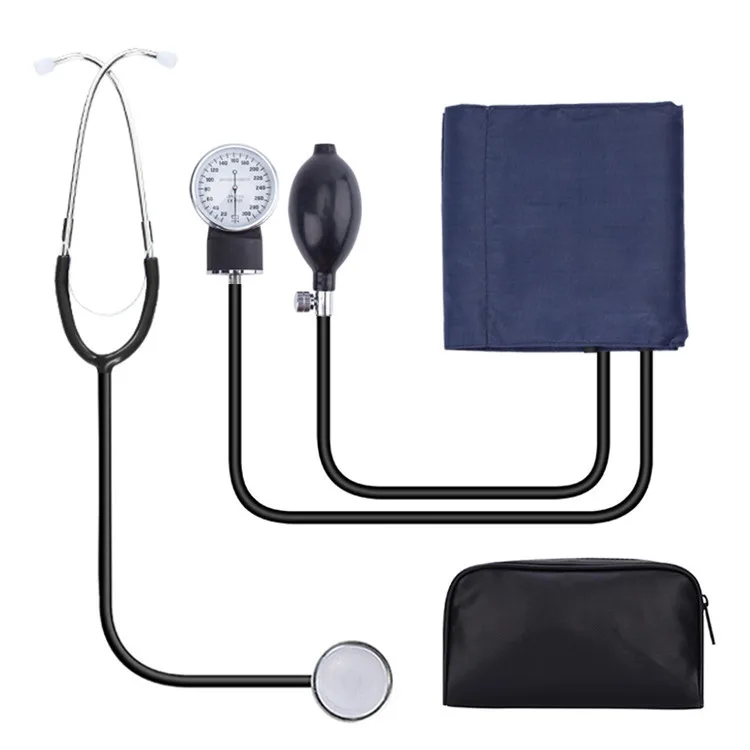 Shira High Quality Custom Manual Aneroid Sphygmomanometer With Multifunctional Stainless Stethoscope Set