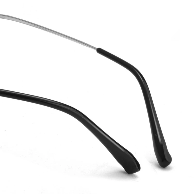 Fengchao Titanium Eyeglasses Frames for Men Solid Optical Glasses with Diamond Face Shape Match for Business and Leisure