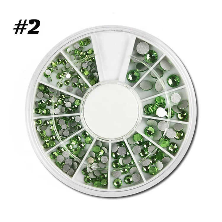your Brand Logo Blue Charm New Glitter Rhinestone 3d Nail Decoration Crystal Nail Jewelry Accessories for nail decorating art