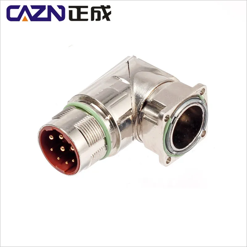 M23 Connector power socket connector Crimp 6 7 9 12 17pin clockwise counterclockwise servo motor encoder servo motor connector