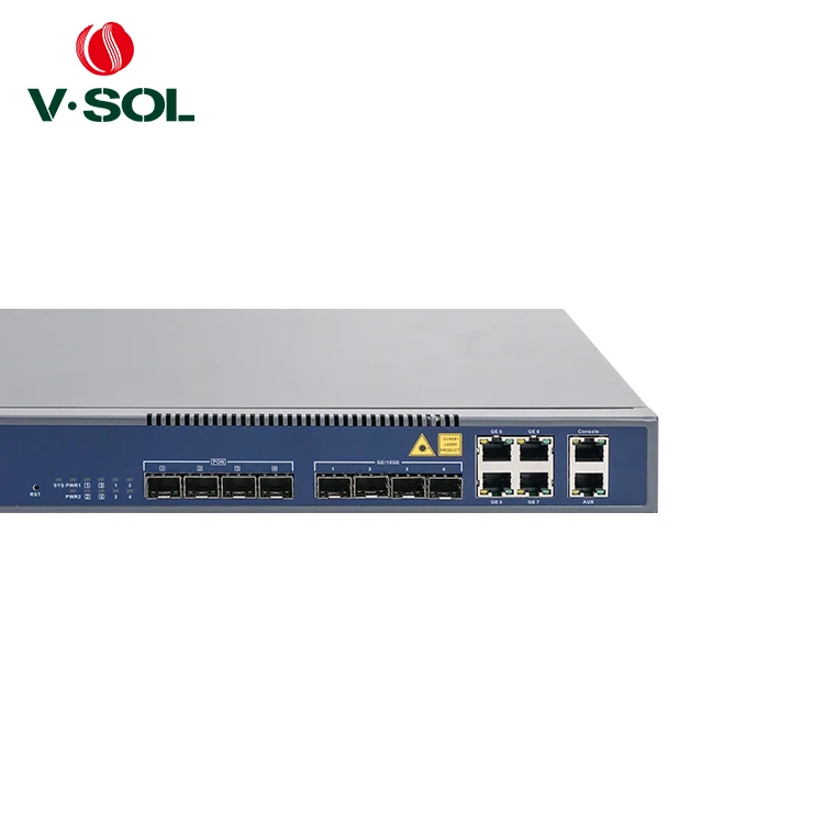  Горячая продажа мини 20 км передача 4 pon порты Gepon Epon Olt с 4*10G SFP + Uplink