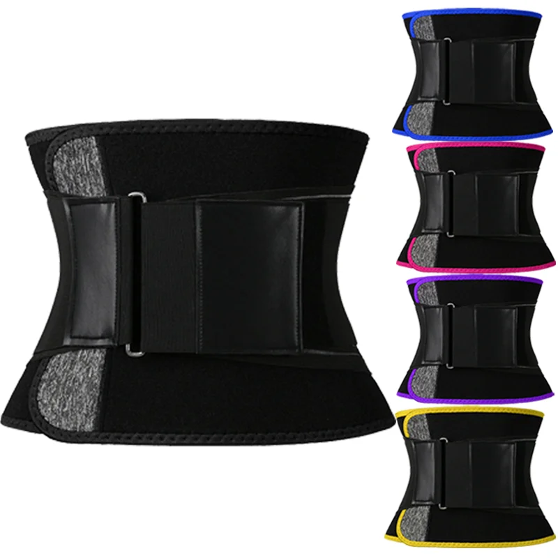 Неопреновый спортивный цветной тренажер для талии NANBIN с 4 стальными