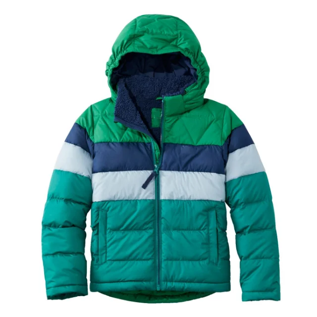 New Arrival Fashion custom size woven winter boys down jacket custom kids down coat kids fur collar down jacket