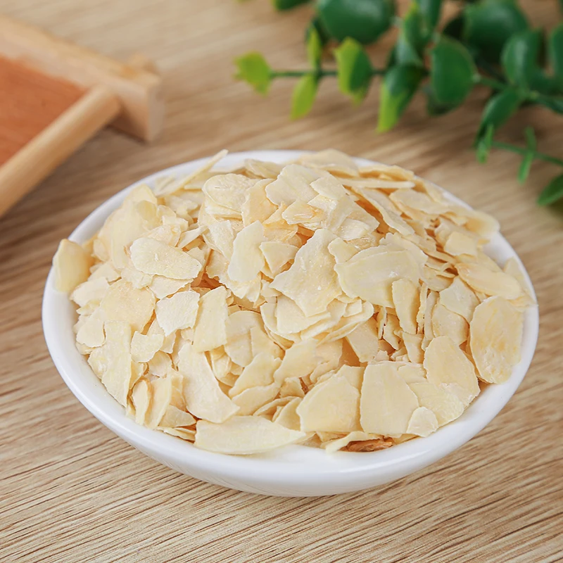 High Quality Dehydrated White Garlic Flakes Garlic Flakes Dried Garlic Chip for Sale in China
