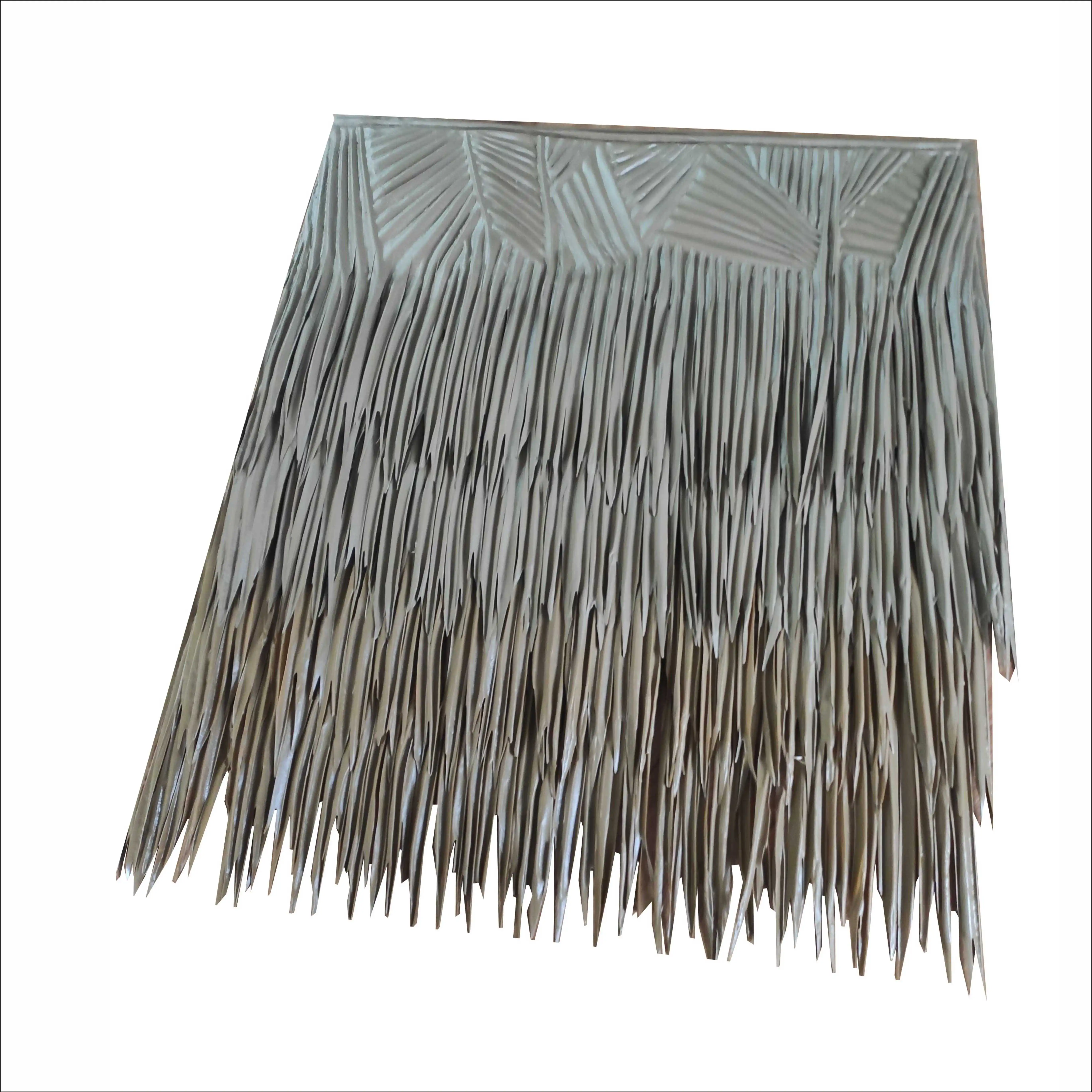 Factory Wholesale Ultraviolet -proof Beach Umbrella Hight Quality Palm Leaves  Roof Artificial Thatch Roof