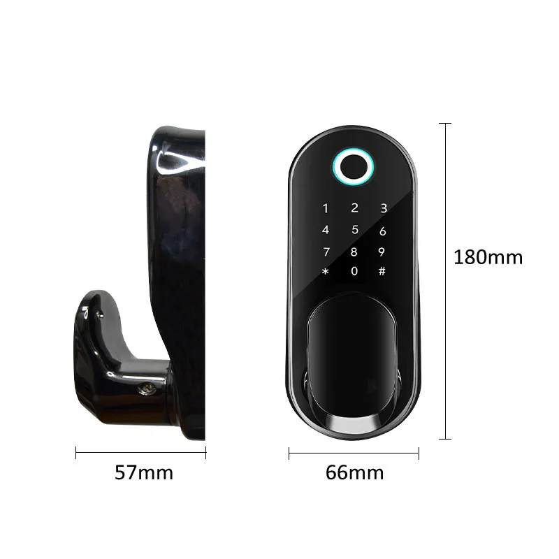 KENRONE Smart Security Biometric Fingerprint Door Lock Tuya/TTlock Blue tooth Deadbolt