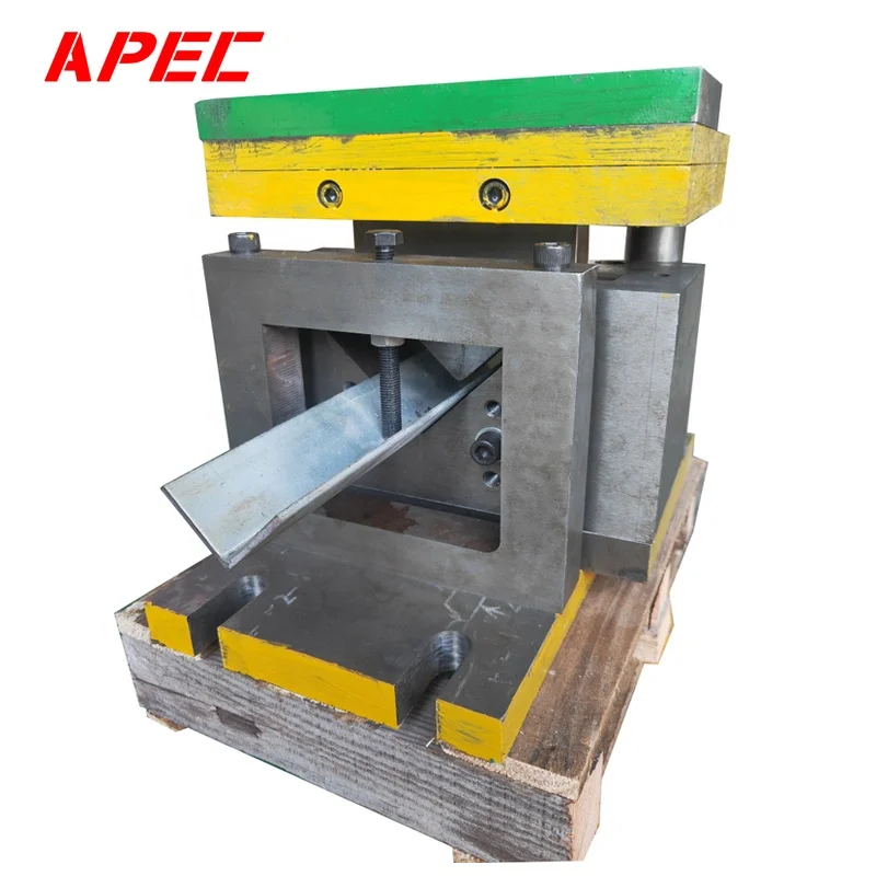 100*100mm Profile Steel Angle bar cutting punch die Customized Molds  Machine tools