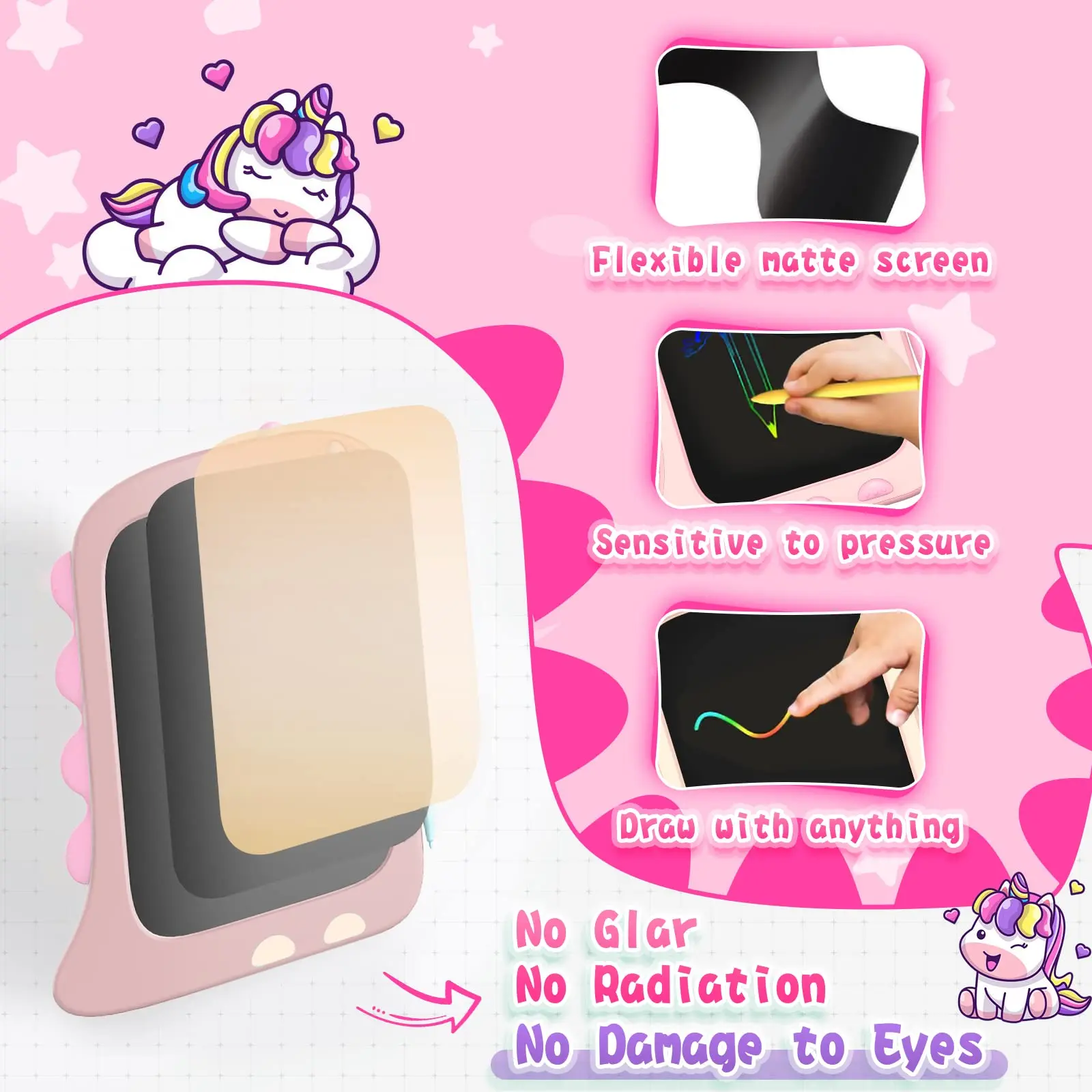 Hot Selling 8.5-Inch Electronic Drawing Board Lcd Screen Writing Board Digital Graphics Drawing Board Art and Painting Toys