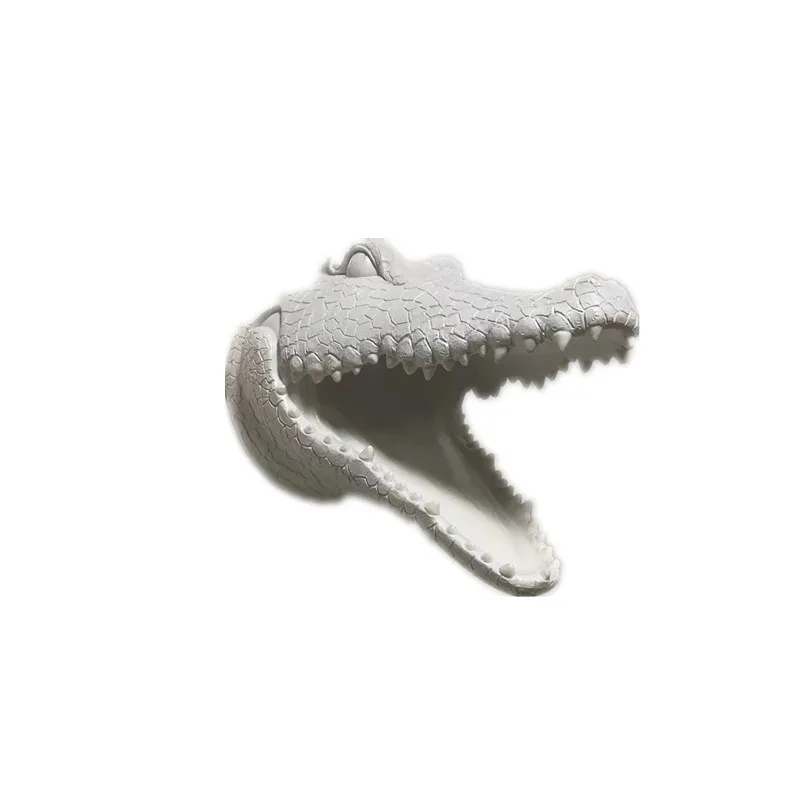 Nanwei Resin Wall Hanging Animal Crocodile Alligator Head Headphone Handbag Holder