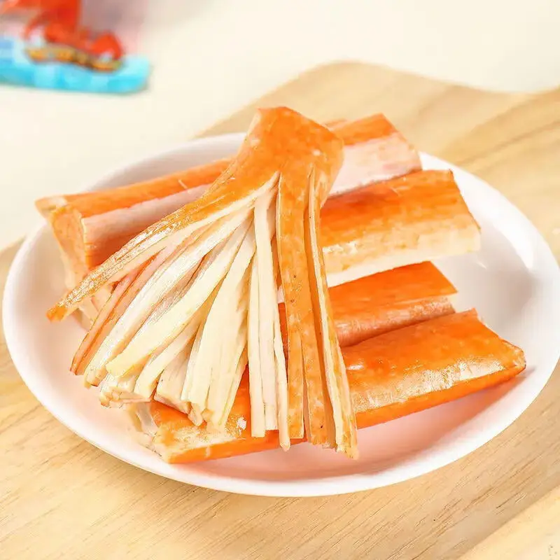 High Quality imitation rolling crab sticks meat surimi Factory Wholesale Seafood Snacks Seafood Feast