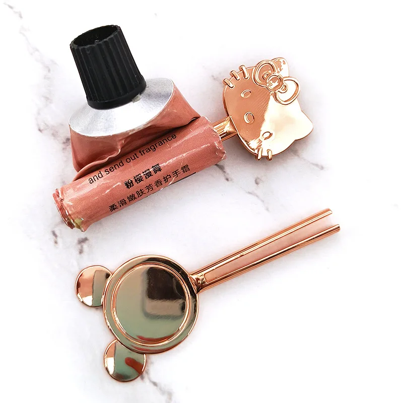 Customized Aluminum alloy Toothpaste Tube Squeezers for kids Metal Tube Roller Squeezer Metal Stamping Part for Bathroom