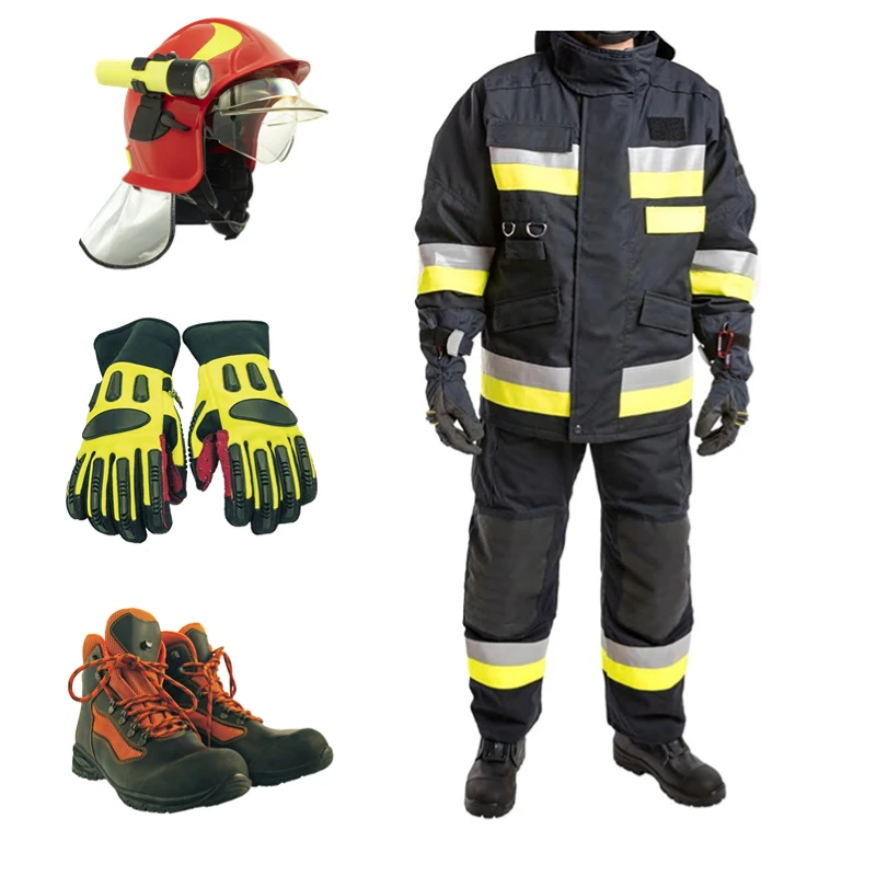 European Standard CE EN469 Fire Fighting Suits NFPA1971Fireman Uniform Fire Fighter Firefighting Clothes
