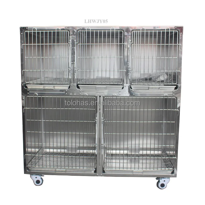 Customizable Pet Hospitalization Cage Good Quality Vet Hosapital Stainless Steel Animal Cages