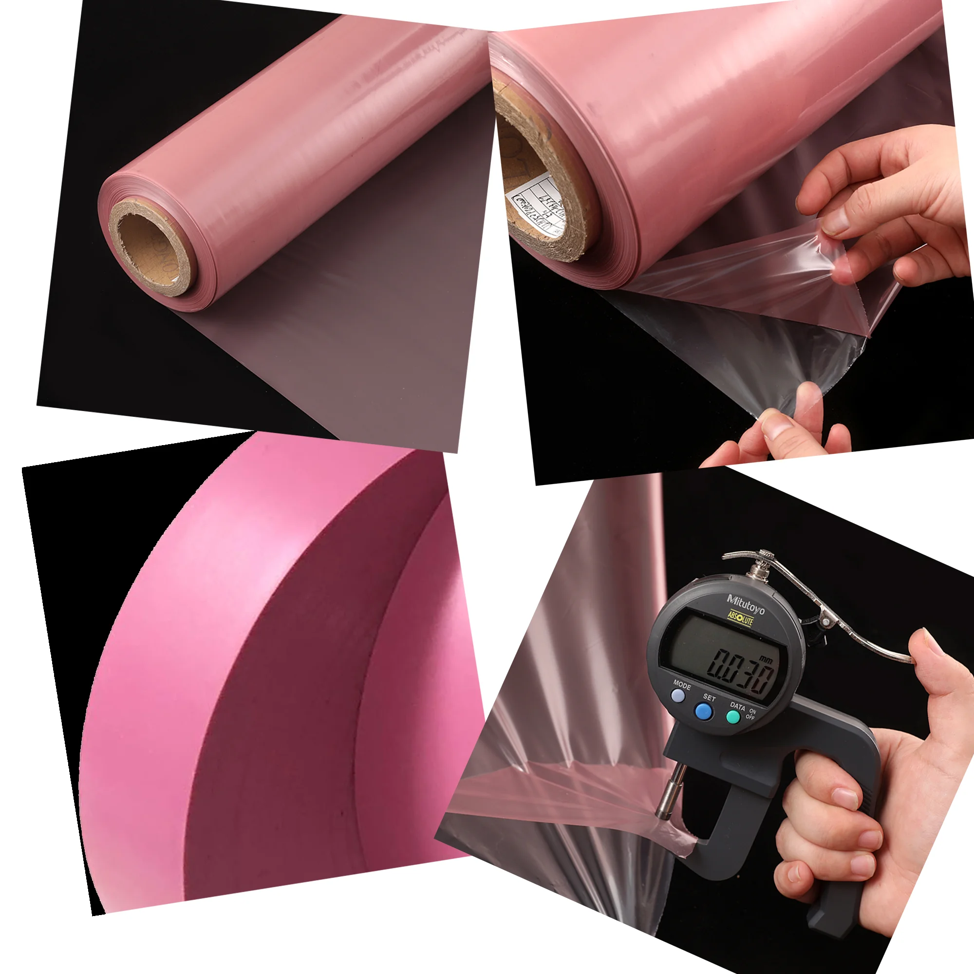 HUANLONG TPU Environmental Protection Film And Thermoplastic Elastomer Packaging Film Roll For Medical Tape