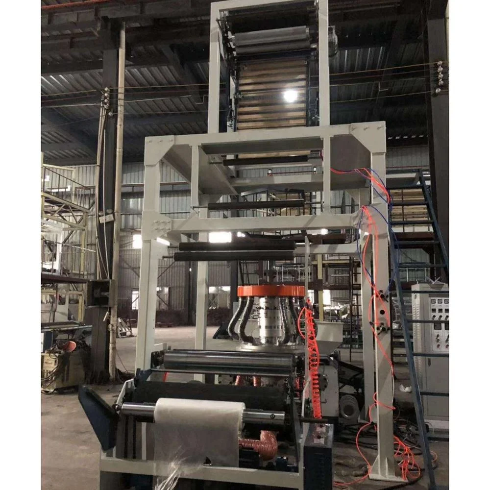 
Plastic HDPE/LDPE/LLDPE Film Blowing Machine for supermarket film Bag making machine and production line 