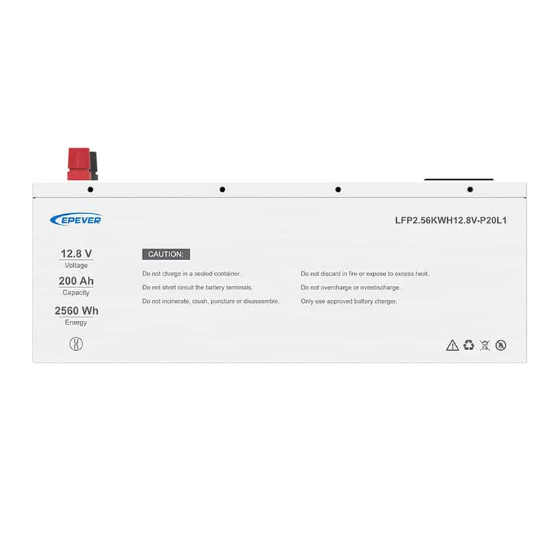 EPEVER LCD Display 2560WH Energy 12.8V 200Ah Lithium Battery With BMS in RV/Motorhome/Solar System