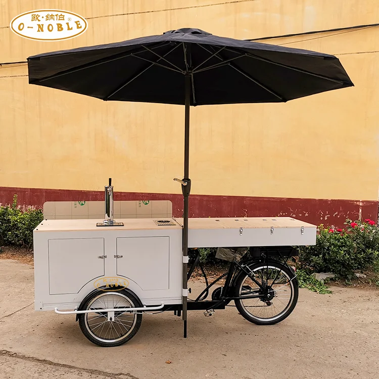 Fashion and convient mobile beer bar kiosk newly arrived mobile beer bikes