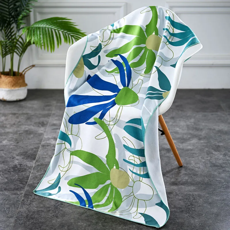 Towel Wholesale Quick Dry Sand Free Heat Transfer Printed Swimming Pool Sublimation Microfiber Towel Beach Towel