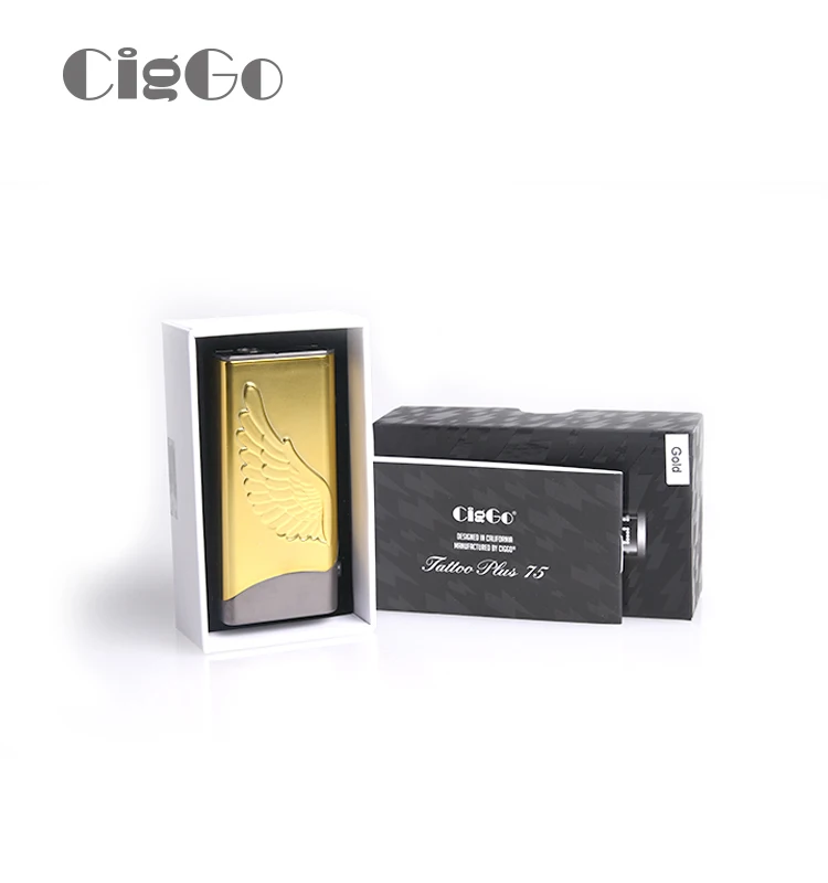 
Ciggo Tattoo box mod 75W vapor mod battery with full led display screen 