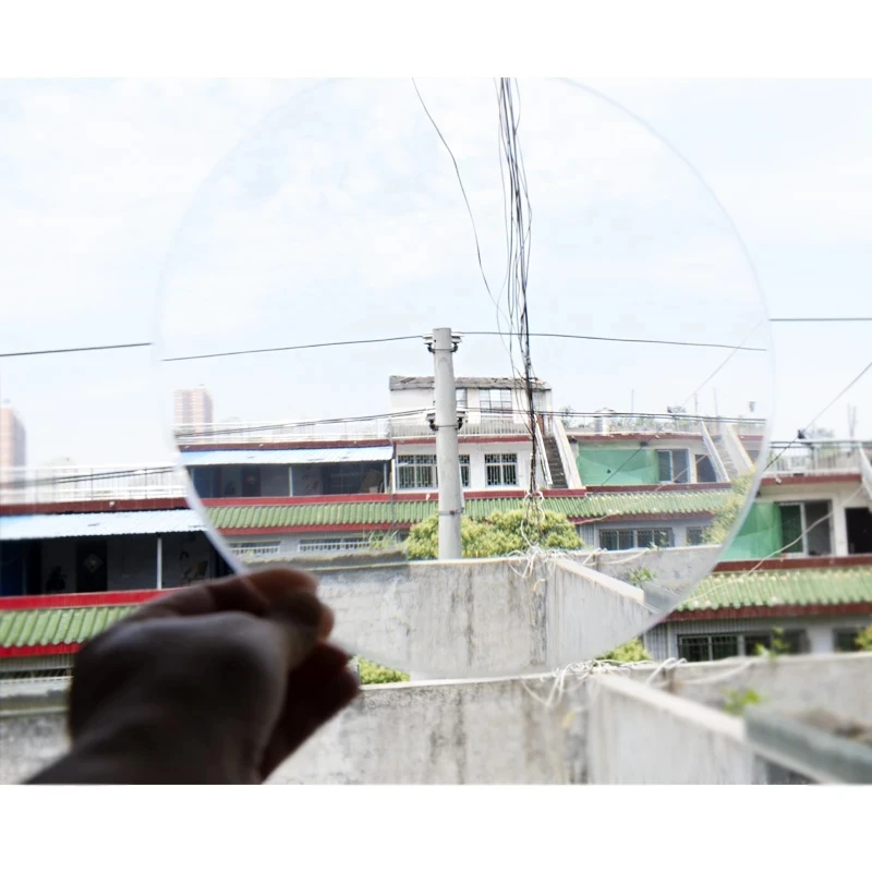 250mm Diameter Big Round Plastic Solar Fresnel Condensing Lens Focal Length 500mm for Plane Magnifier Solar Concentrator