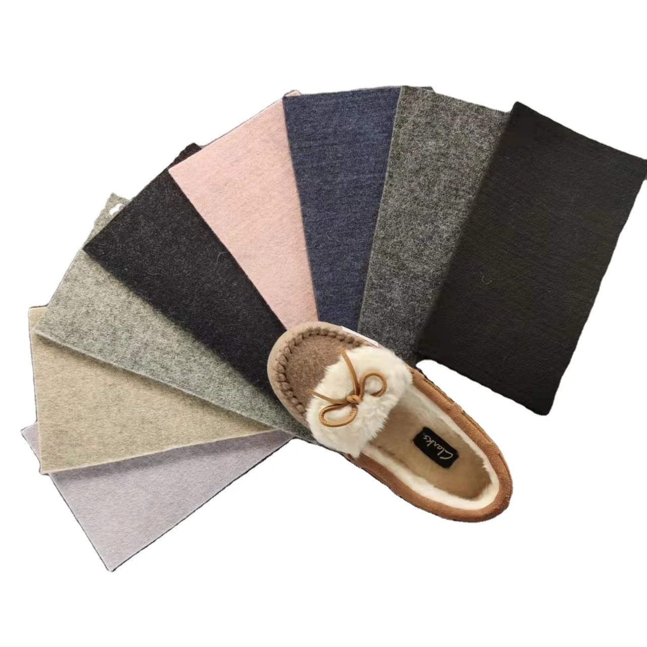 felt fabric for shoes 4mm 5mm 6mm thick felt wool polyester blended felt factory