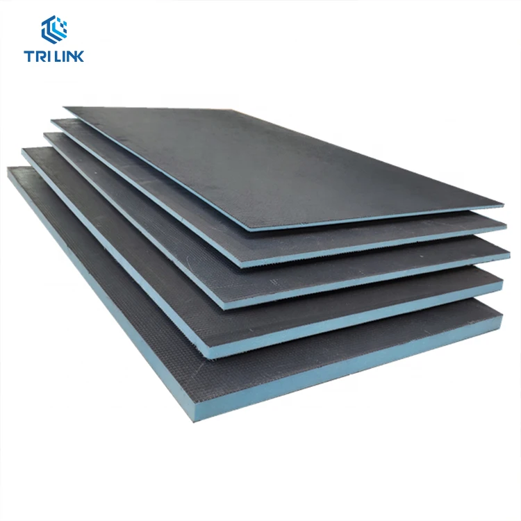 Factory price easy to cut lightweight extruded XPS backer board with fibreglass reinorced