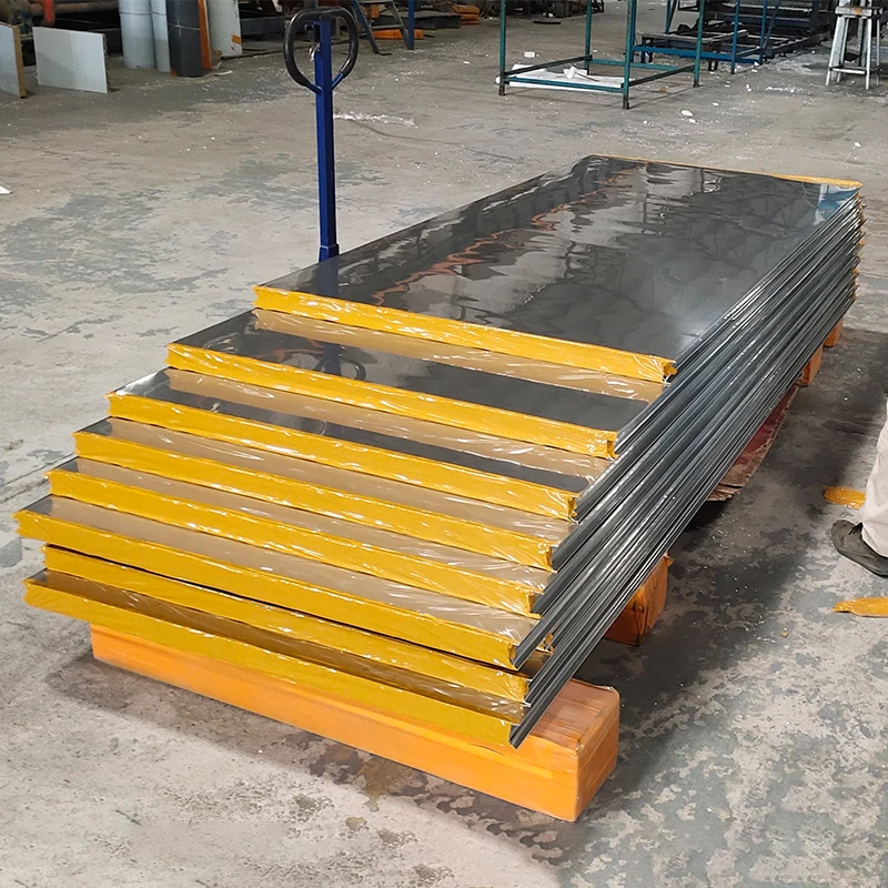 Cladding Panels Exterior Wall Stainless Rock Wool Sandwich Panel And Thermal Insulation Wall Panel