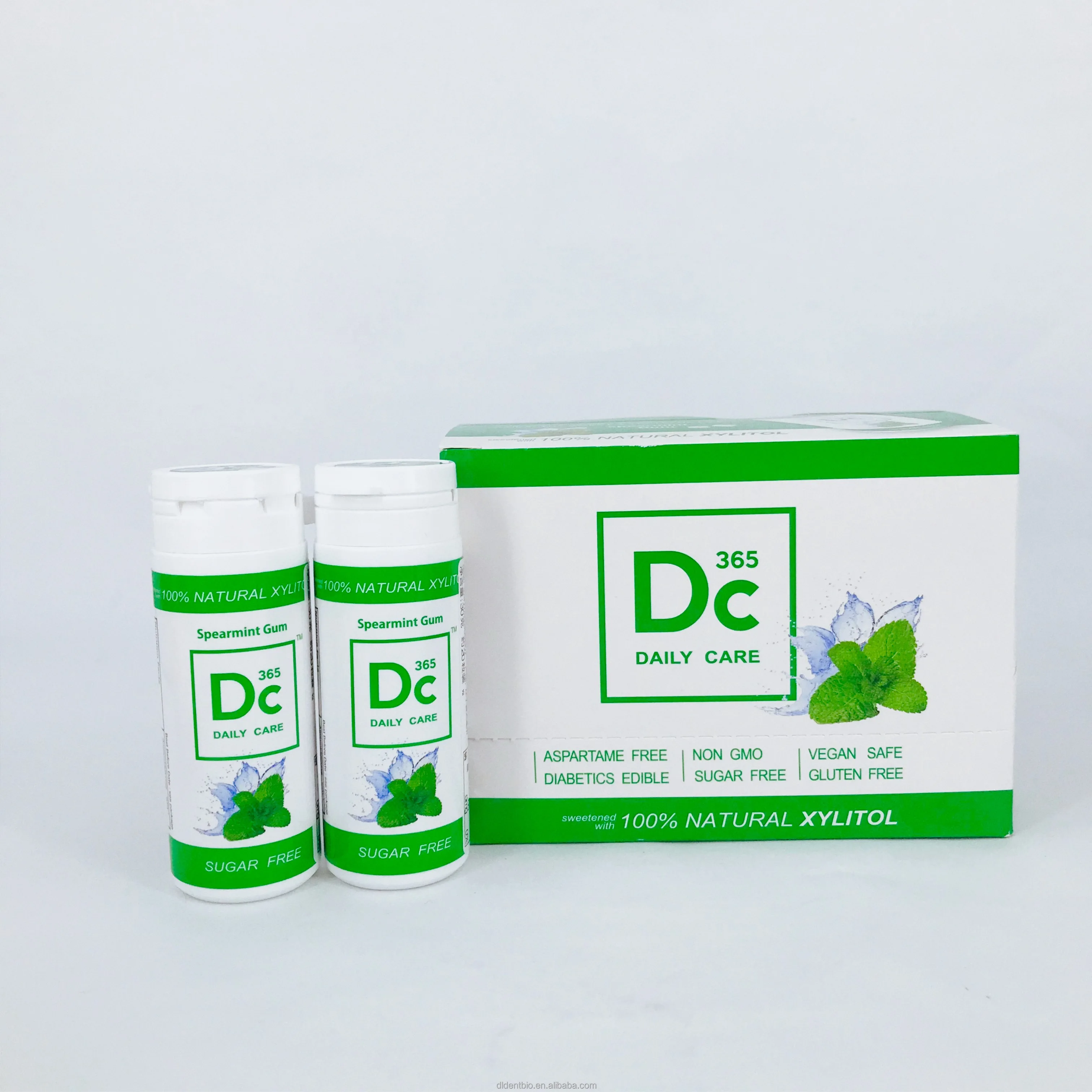 100% xylitol tube chewing gum DC24 brand sugar free Kosher chewing gum