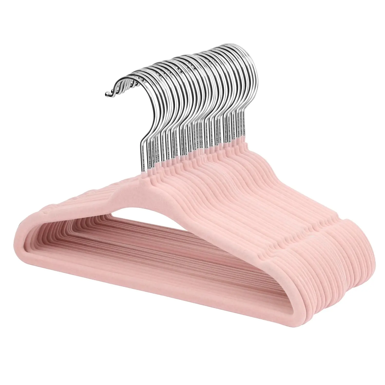 Wholesale Eco Friendly Black Classic Baby Non Slip Flock Hangers 360 Degree Swivel Hook Kids Clothing Velvet Hangers